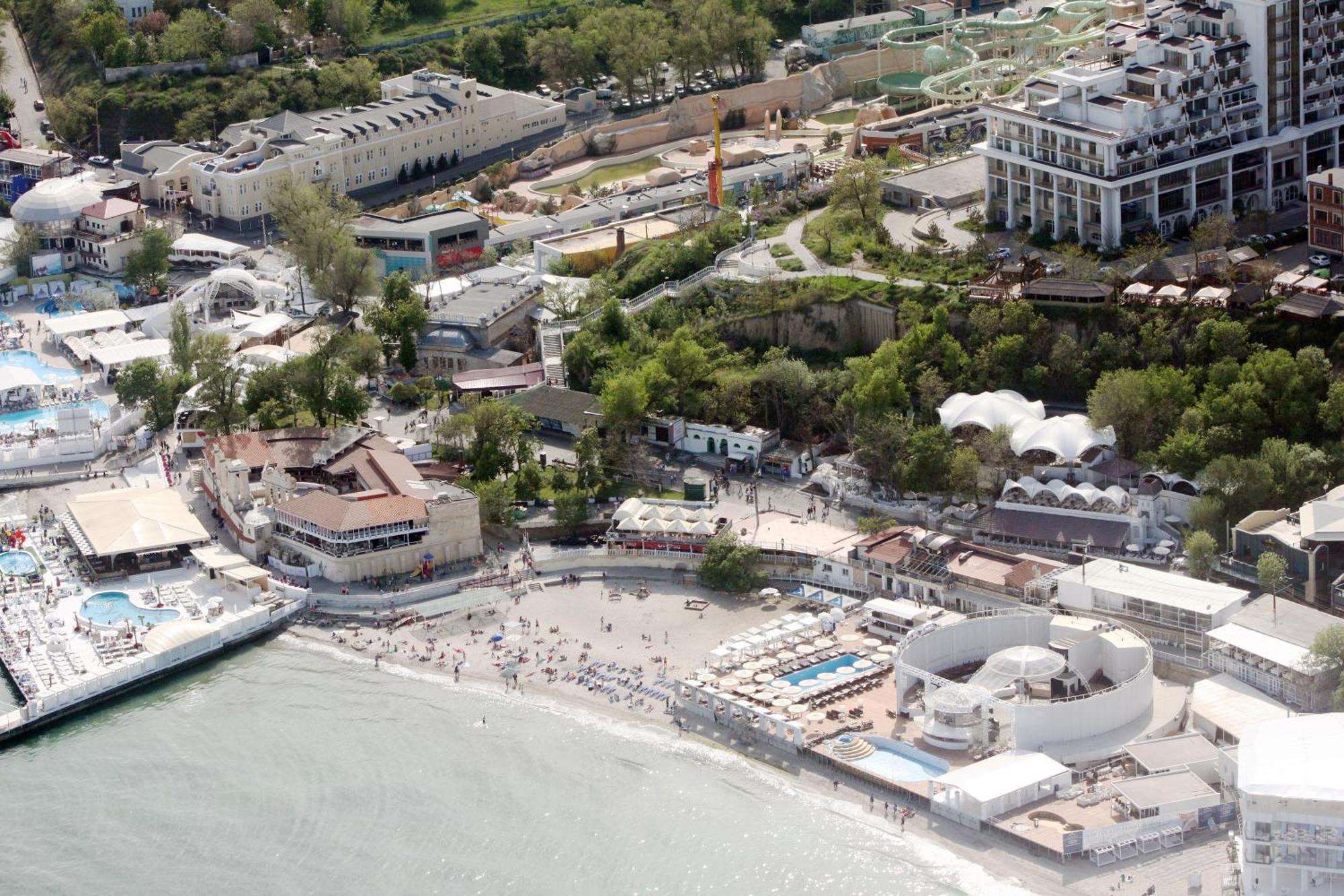 Аркадия Студия С Балконом Частичный Вид Моря Первая Линия От Моря Oldenburg Bagian luar foto